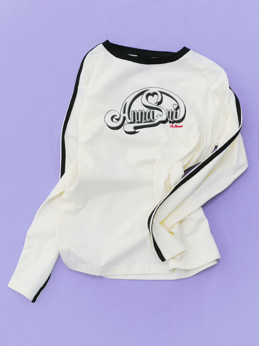 LILY BROWN ×ANNA SUI】サイドラインロンT(Tシャツ・カットソー