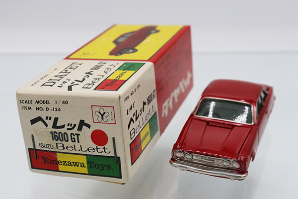 ヨネザワ/ダイヤペット】No.D-124 いすゞ ベレット 1600GT ミニカー