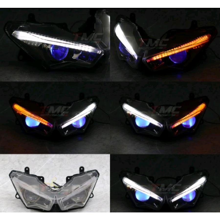 KAWASAKI ZX25R NINJA プロジェクター ヘッドライト デーモンアイ