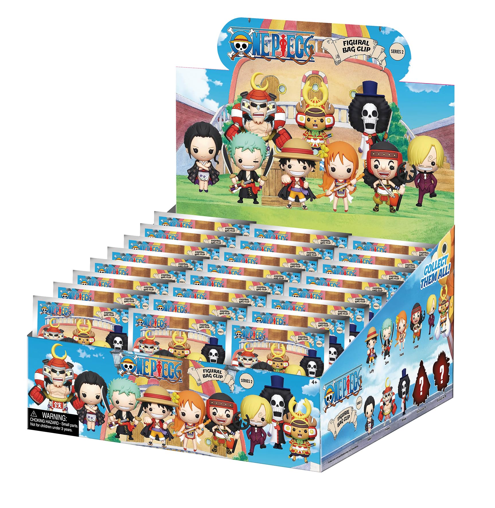 Amazon.com: Monogram One Piece 3D Figural Foam Bag Clip in Blind