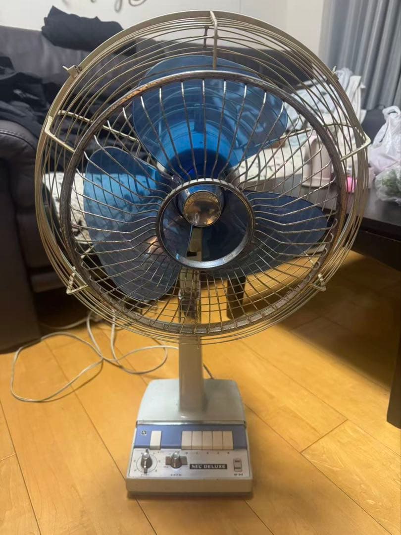 昭和レトロ NEC DELUXE 扇風機　NF-34T　30ｃｍ　【簡単動作ＯＫ 昭和レトロ NEC DELUXE 扇風機 NF-34T 30cm 【簡単動作OK 昭和