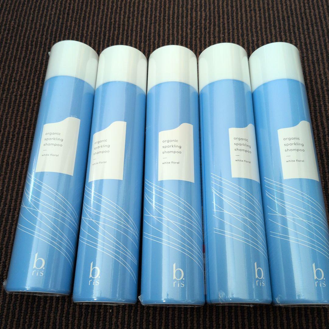 b ris organic sparkling shampoo 5本セット 累計180万本出荷！ブランド内人気No.1の炭酸シャンプー、b.ris organic